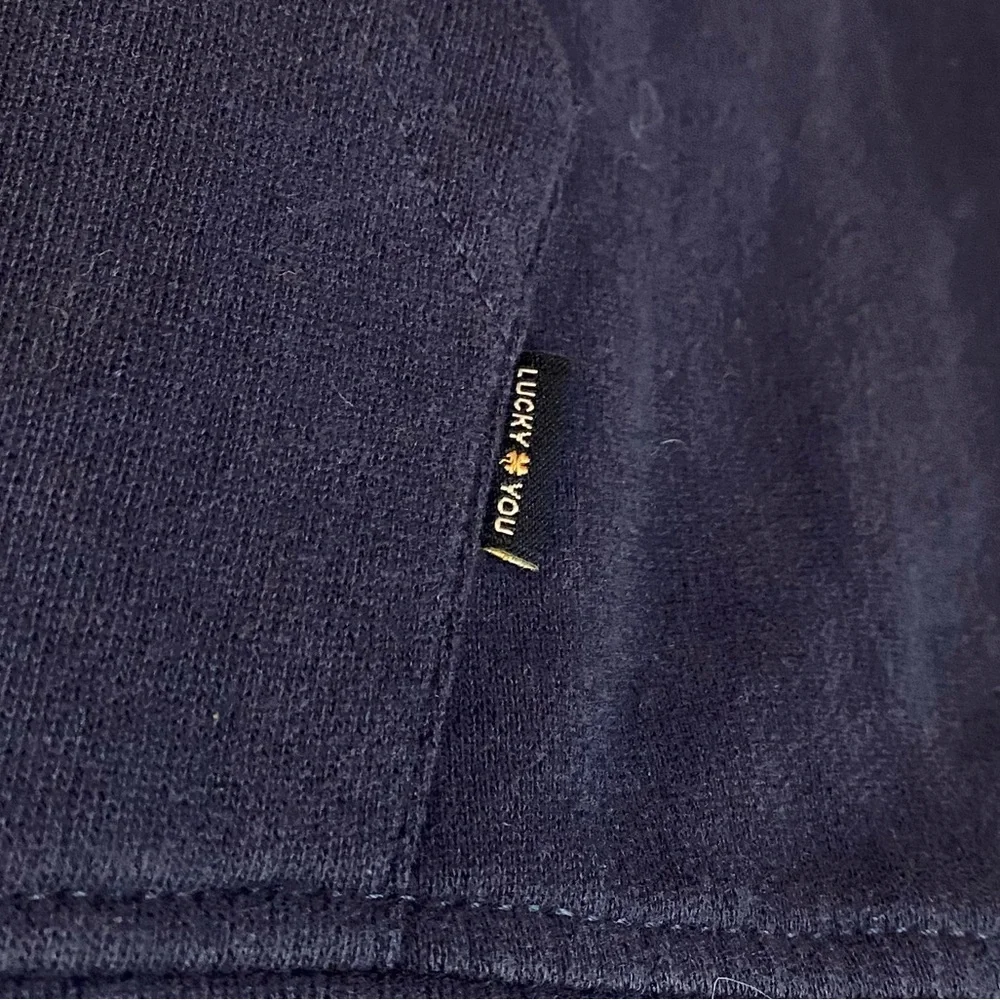 NWT Lucky Brand Mock Neck‎ Henley Pullover Over Sweatshirt